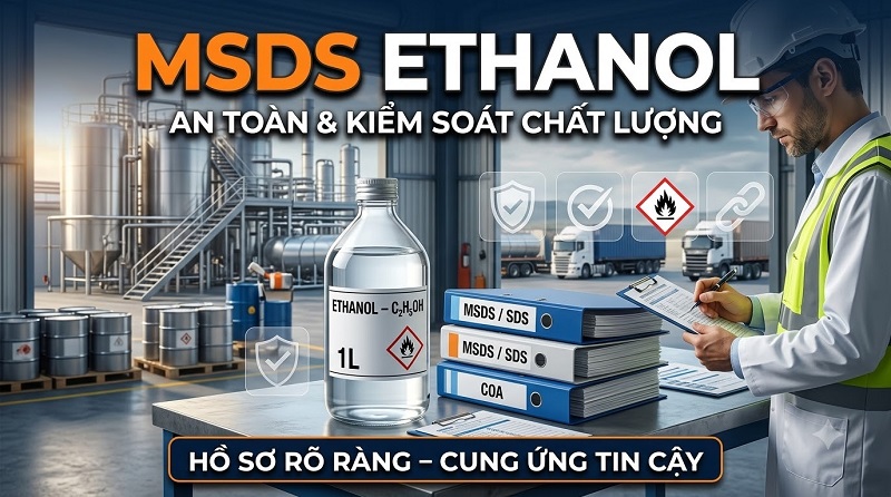 MSDS Ethanol Là Gì? Nội Dung, Vai Trò Và Cách Kiểm Tra Phiếu An Toàn Hóa Chất